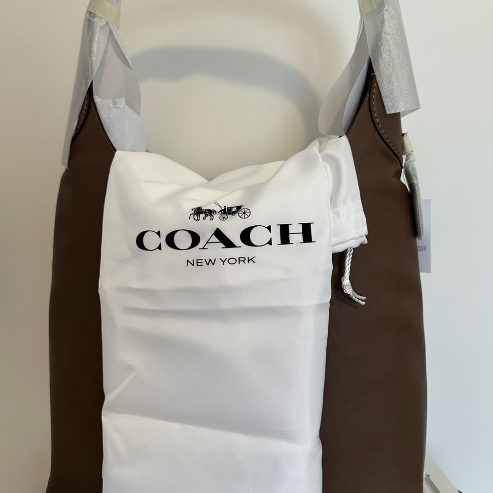 Coach Brooklyn Shoulder Bag 39 - Dark Stone NWT - Picture 2 of 14